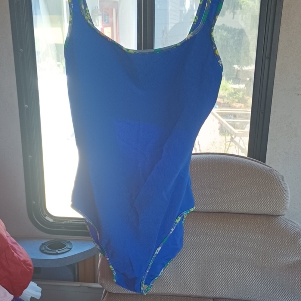 Vintage Northern Reflections Blue Swimsuit